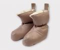 Сапожки-носочки пуховые "Comfort Socks Travel Grass" LATTE, 36-39 р.