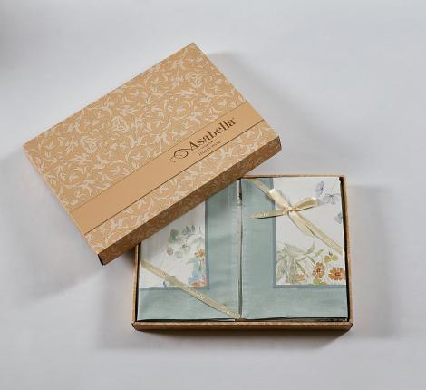 Постельное белье "Asabella" 2267-6 Фланель, Евро