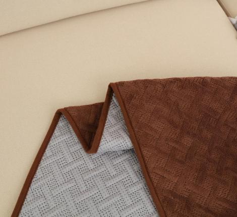 Комплект накидок на диван "Tango" Sofa 90x160 (1 шт.), 90x210 (1 шт.), коричневый