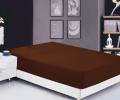 Простынь на резинке Софткоттон шоколадная (PRMF-5), 90x200