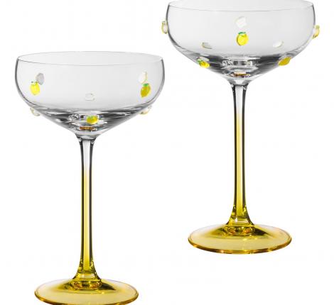 Набор креманок 2 штуки "FRUITY LEMON", 270 мл