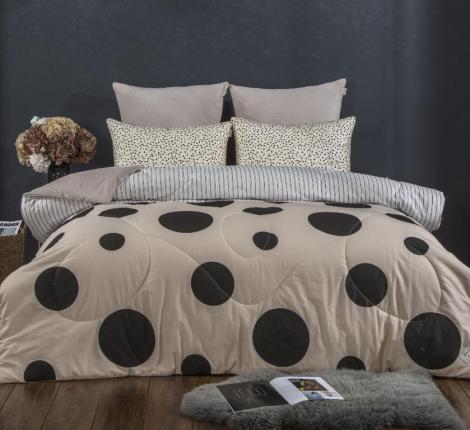 Постельное белье с одеялом "Kazanov.A." Прима (айвори) Велюр/Egypt Cotton, Евро