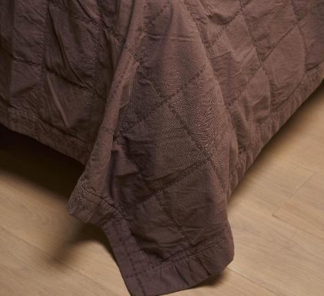 Покрывало Luxberry "KUBU" 150x220, шоколадный