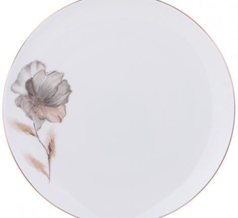 Набор обеденных тарелок 2 шт. "INSPIRATION" ЗОЛОТОЙ ЦВЕТОК, диаметр 26 см
