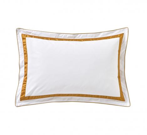 Наволочка "Blanc des Vosges" EGERIE AMBRE перкаль 50х70, янтарный