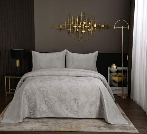 Покрывало "Sofi de Marko" Ноэль (белый) Велюр, 160х220