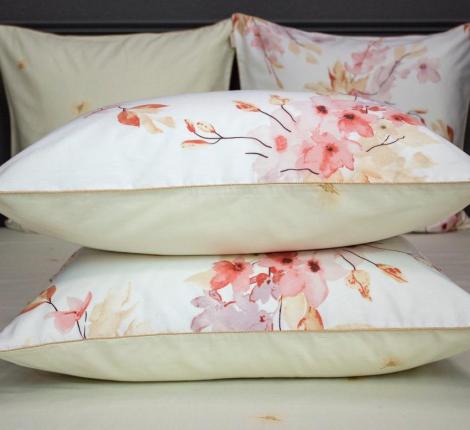 Постельное белье с одеялом "Kazanov.A." Стелла (айвори) Сатин, Семейный