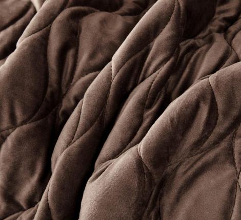 Покрывало "Sofi de Marko" Нобилис (шоколад) Велюр, 240х280