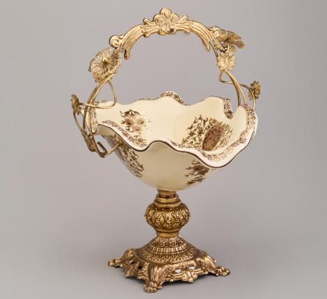 Блюдо на ножке "Lefard" 46-1383, 32*24*34 см