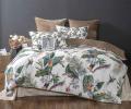 Постельное белье "Kazanov.A." Колибри Каллиопа (бежевый жемчуг) Велюр/Egypt Cotton, 1,5 спальный