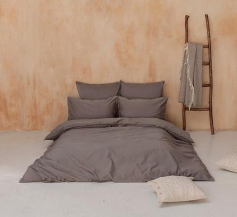 Постельное бельё Luxberry "SOFT SILK SATEEN"  софт сатин Семейный, умбра