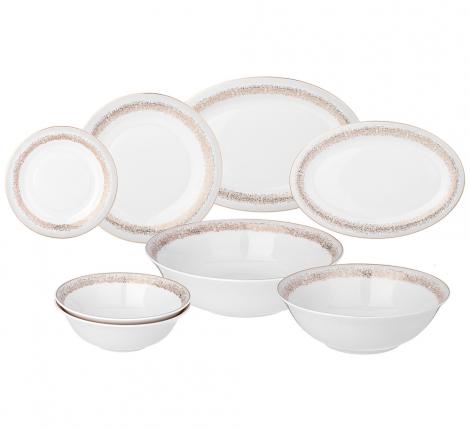 Сервиз обеденный "ЗОЛОТОЙ ПЕСОК" на 6 персон, 23 предмета