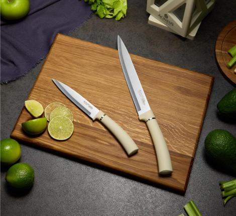 Набор кухонных ножей "AGNESS" 911-760 на вращающейся подставке, 8 предметов