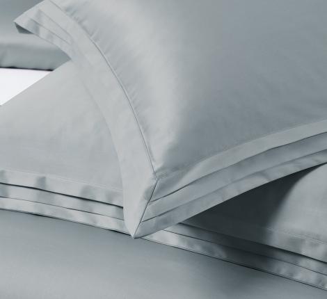 Постельное бельё Sharmes Solid "Soho" Семейный, Пастельно-синий