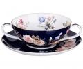 Бульонница с блюдцем "КОБАЛЬТ" 86-2360-1, 450 мл