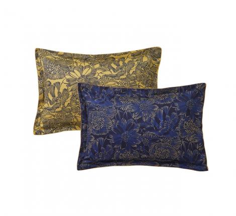 Постельное бельё "Blanc des Vosges" ELIXIR INDIGO Сатин ДеЛюкс, Евро