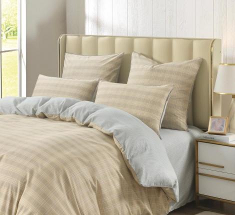 Постельное белье "Sofi de Marko" Джагер (тауп) Сатин, 1,5 спальный