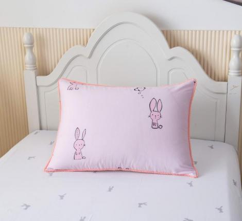 Постельное белье с одеялом детское "Sofi de Marko" Зайчонок (розовый) Сатин, 1,5 спальный