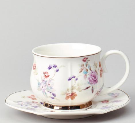 Чайный набор "ВРЕМЕНА ГОДА" 42-568 на 6 персон, 12 предметов (250 мл)