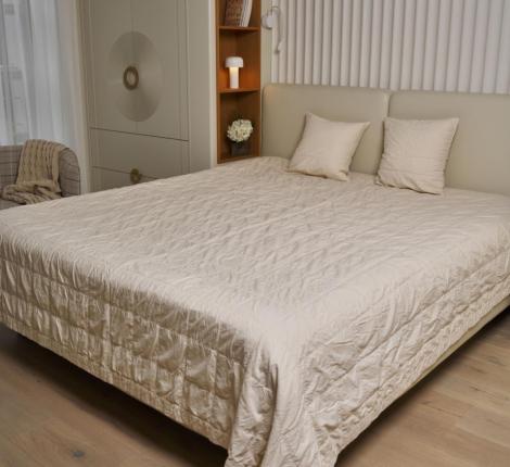 Покрывало Luxberry "KUBU" 240x260, экрю