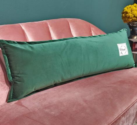 Подушка декоративная "Sofi de Marko" Джереми (малахит), 32х90