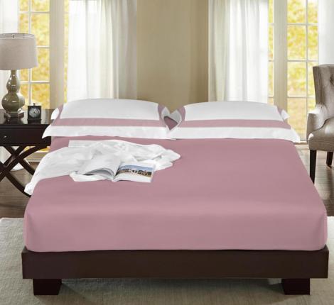 Простыня на резинке Sharmes 140х200, пепельная роза