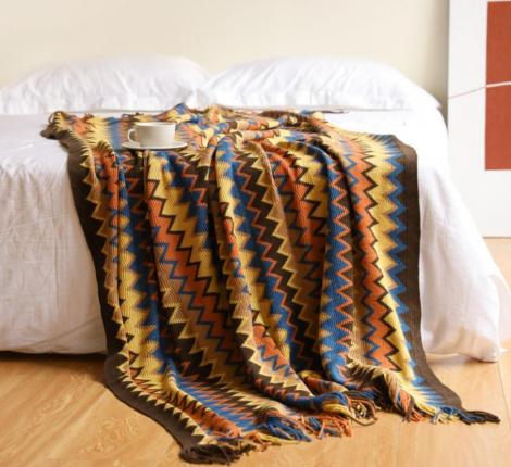 Плед вязаный PA-7, 130х200