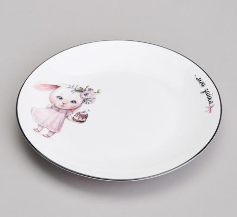 Набор детской посуды "МОЯ ЗАЙКА", 3 предмета