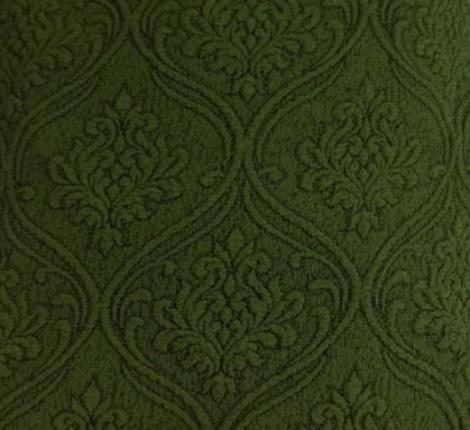 Чехол на угловой диван Karteks "Классика" с оттоманкой KAR 010-08 (левый), зелёный