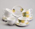 Чайный набор  "ЛЕМОН ТРИ" на 6 персон, 12 предметов (250 мл)