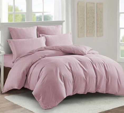 Постельное бельё "KARTEKS" Сатин однотонный SKO-030, 2 спальный