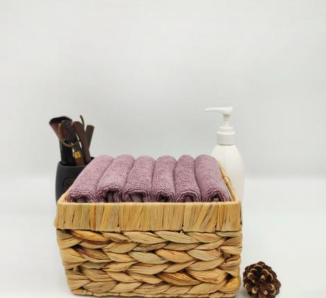 Набор махровых салфеток "Sofi de Marko" Бруна 30х30(6шт), пепел роза