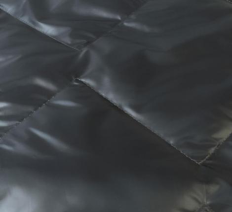 Дорожный плед-пончо пуховый "Travel Cape Plaid Grass" GRAPHITE, 130х170