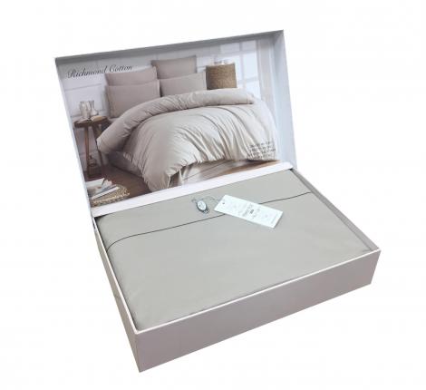 Постельное бельё "Maison D'or" RICHMOND  Сатин Евро, кремовый