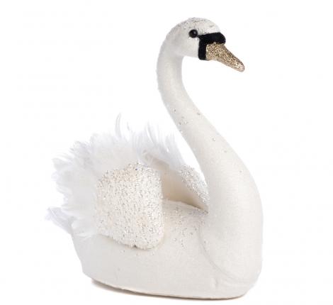 Лебедь "GOODWILL" (белый), высота 33 см