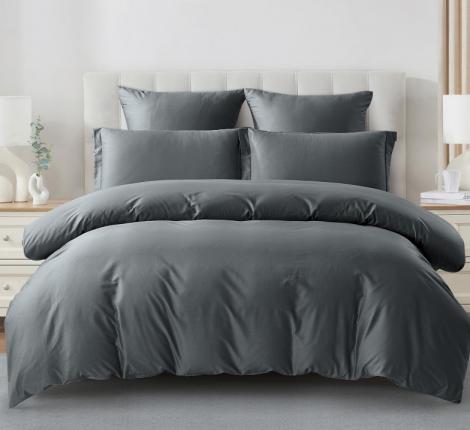 Постельное бельё "KARTEKS" Сатин однотонный SKO-028, Евро