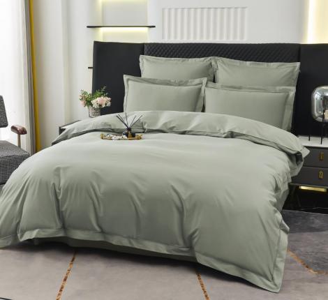 Постельное белье "Sofi de Marko" Изольда (олива) Сатин ДеЛюкс, 1,5 спальный