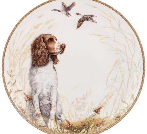 Тарелка закусочная "ОХОТА" 415-2213, диаметр 20,5 см