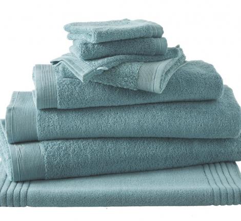 Полотенце "Blanc des Vosges" UNI ORAGE (голубой), 70х140