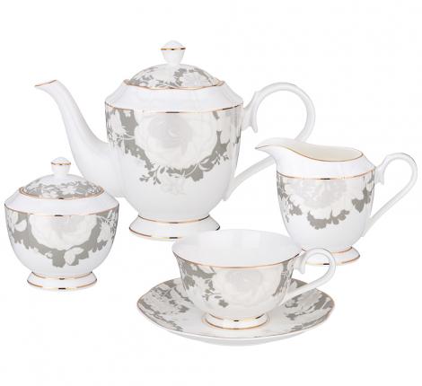 Чайный сервиз "НЕЖНОСТЬ" на 6 персон, 15 предметов