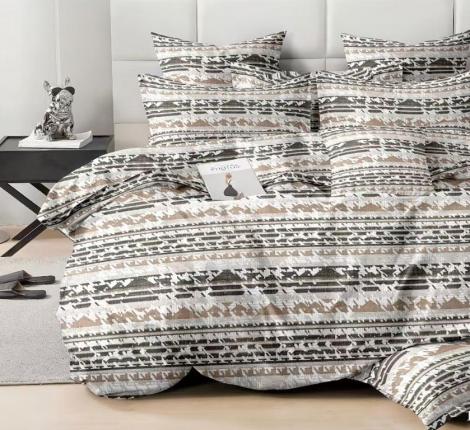 Постельное бельё "Cleo" Art Color 20/176-AC Полисатин, 2 спальный