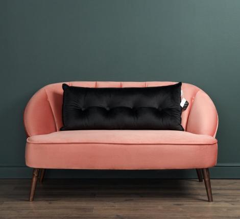 Подушка декоративная "Sofi de Marko" Вивиан (черная), 45х90