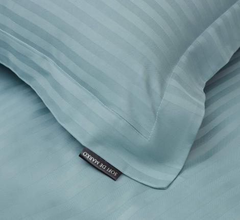 Постельное белье "Sofi de Marko" Моне (изумруд) Страйп Сатин, Семейный