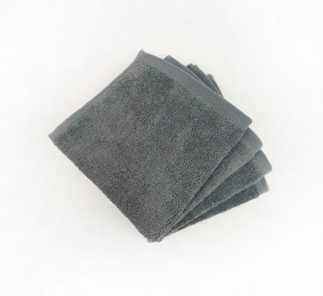 Набор махровых салфеток "Sofi de Marko" Джоди 30х30(4шт), темно-серый