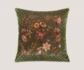 Подушка Frati "FLORAL" GREEN (зеленый), 50х50