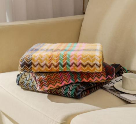 Плед вязаный PA-18, 130х170