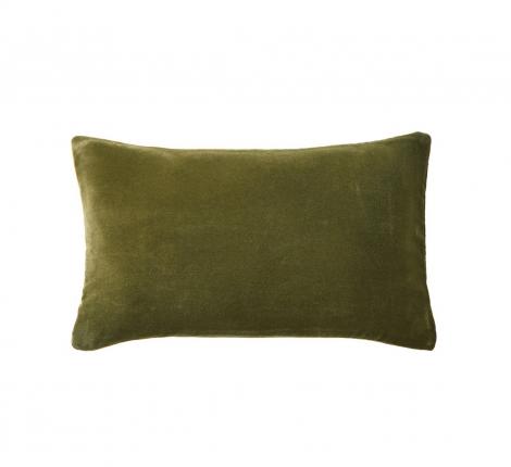 Подушка декоративная "Blanc des Vosges" PACHA KAKI бархат 30х50, зеленый