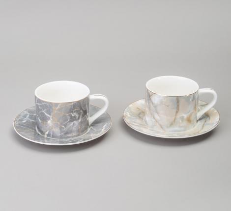 Чайный набор "TOP STYLE" 165-565 на 2 персоны, 4 предмета (250 мл)