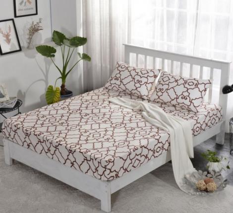 PCT-R-301 Простынь сатин на резинке печатная, 90x200