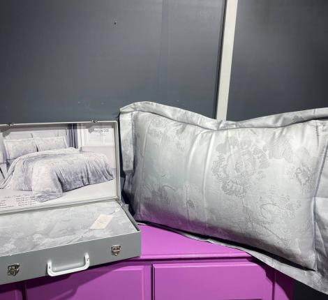 Постельное бельё "Maison D'or" AMBRE (серый) Тенсел, Евро